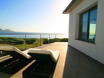 Terrasse mit Meerblick