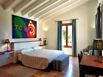 Schlafzimmer mit 2 Einzelbetten und Terrasse Schlafzimmer mit 2 Einzelbetten und Terrasse