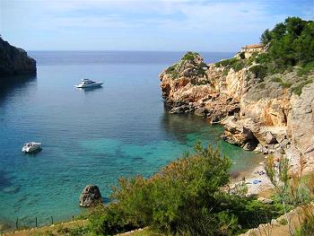 Bucht Cala Deia Bucht Cala Deia