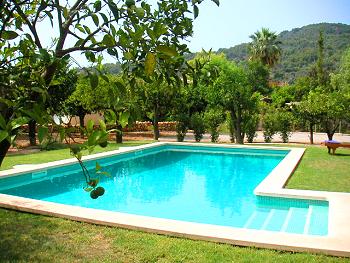 Pool im gepflegten Garten Pool im gepflegten Garten