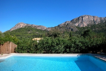 Blick über den Pool 
