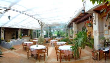Speisesaal vom Finca-Hotel auf Mallorca