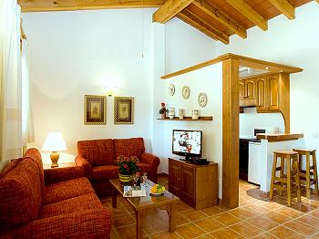 Wohnzimmer eines Apartments Wohnzimmer eines Apartments