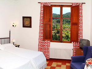 Doppelbett mit tollem Ausblick