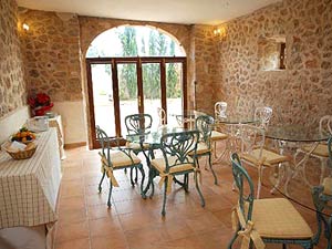 Fr&uuml;hst&uuml;ck-Raum im Land-Haus auf Mallorca