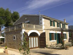 Das Land-Haus im Tramuntana-Gebirge auf Mallorca
