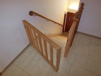 Kindersicherung im Treppenhaus