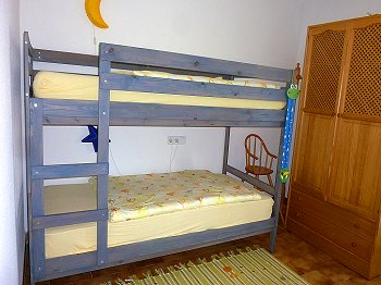 Schlafzimmer mit Etagenbett