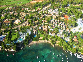 Blick auf die Bucht