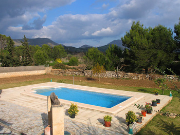 Pool vom Ferienhaus Pool vom Ferienhaus