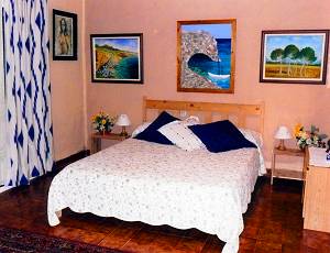 Schlafzimmer mit Doppelbett Schlafzimmer mit Doppelbett