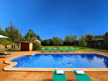 Ferienhaus mit Pool bei Sineu