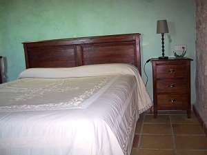 Schlafzimmer mit Doppelbett Schlafzimmer mit Doppelbett