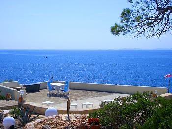 Terrasse mit Meerblick