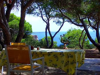 Blick auf die Bucht bei Cala Pi