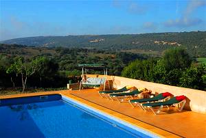 Pool und Panoramablick