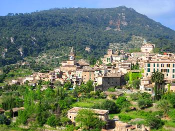 Blick auf Valldemossa Blick auf Valldemossa