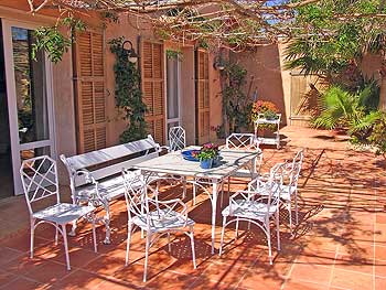 Terrasse vom Ferienhaus Terrasse vom Ferienhaus