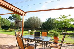 M�blierte Terrasse