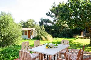M�blierte Terrasse