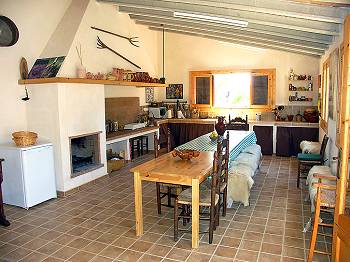 Küche im Gästehaus