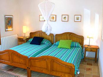 Schlafzimmer mit Einzelbetten