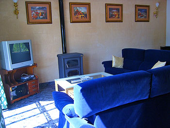 Wohnzimmer mit SAT-TV + Kamin Wohnzimmer mit SAT-TV + Kamin