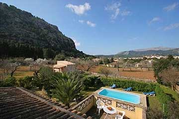 Blick vom Balkon bis Pollenca Blick vom Balkon bis Pollenca