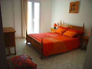 Schlafzimmer mit französischem Bett Schlafzimmer mit französischem Bett