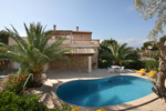 Urlaub am Mittelmeer in Villa mit 12 Personen, auf Mallorca, an der Cala Blava