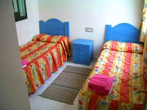 Schlafzimmer mit 2 Einzelbetten