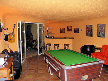 Billardzimmer in der Bodega