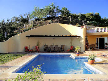 Terrasse am Pool