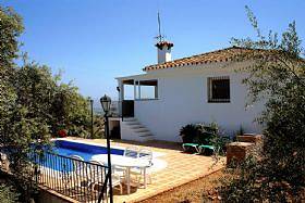 Ferienhaus und Pool