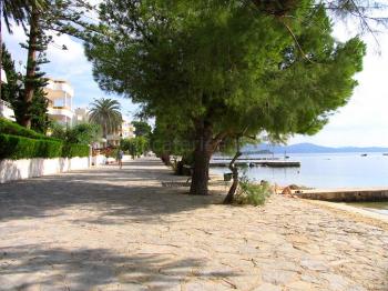 Promenade in Port de Pollenca Promenade in Port de Pollenca