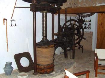 Eine alte Ölpresse