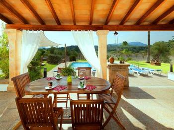 Überdachte Terrasse