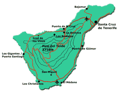 Anreise nach Gomera über Teneriffa