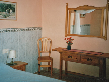 Schlafzimmer vom Ferienhaus