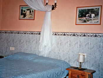 Schlafzimmer vom Ferienhaus