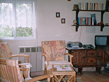 Wohnzimmer vom Ferienhaus