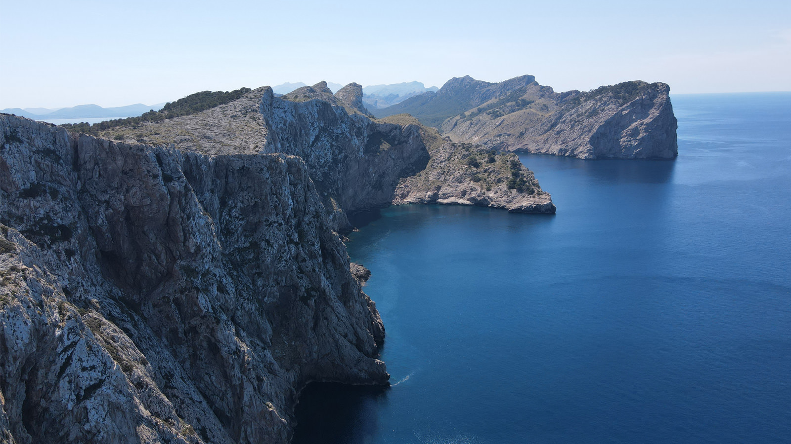 Steilküste am Cap de Formentor, Mallorca
