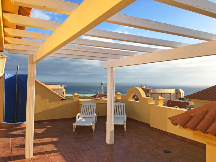 Dachterrasse, Pool, Meerblick — Ferienwohnung