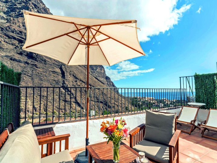 Ferienhaus mit Meerblick in La Calera — Ferienhaus