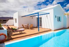 Lanzarote Ferienhaus mit Pool und Meerblick (Nr. 0861)