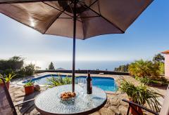 Ferienhaus mit Pool und Meerblick auf La Palma (Nr. 8835)