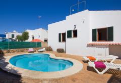 Menorca Urlaub im strandnahen Ferienhaus mit Pool (Nr. 0525)