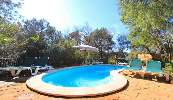 Mallorca Finca mit Pool (kindersicher) bei Campos (Finca 3018