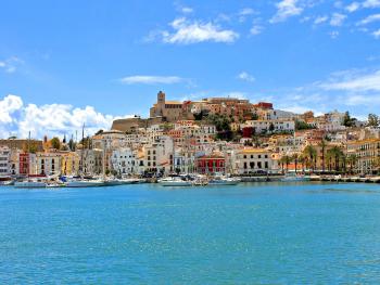 Blick auf Ibiza-Stadt - Altstadt