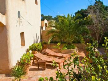 Terrasse im Innenhof